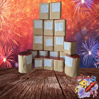 Pyro King Ultimate Pack of 18 multi-shot fireworks cakes